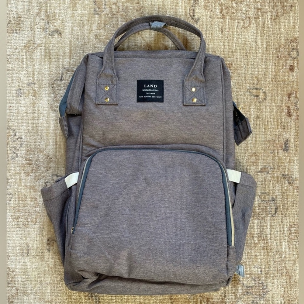 Stylish Unisex Diaper Organizing Bag by Land